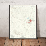 Map of Marfa, Texas by USGS, 1983 – Marfa Municipal Airport & Presidio County