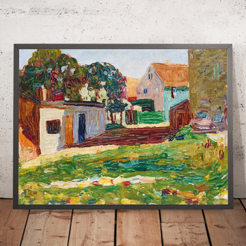 A framed image of 