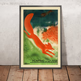 Soviet Union Travel Poster: Hunting in the USSR, 1930s