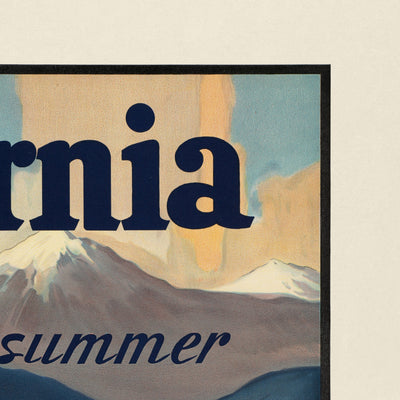 California Travel Poster: This Summer – Travel by Train