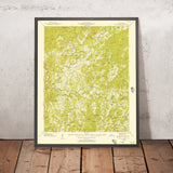 Old Map of Chapel Hill, North Carolina by USGS, 1939 – University of North Carolina, Carrboro & Hillsborough