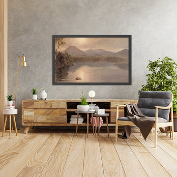 A framed image of 