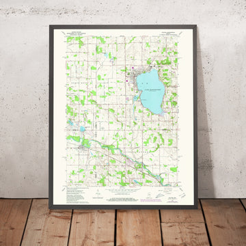 Old Map of Culver, Indiana by USGS, 1962 – Lake Maxinkuckee & Tippecanoe River