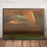 Sunset over Broad Landscape with Rainbow by Frederic Edwin Church, 1865
