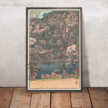 A framed image of 