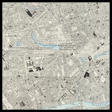 An old Ordnance Survey map of Knightsbridge