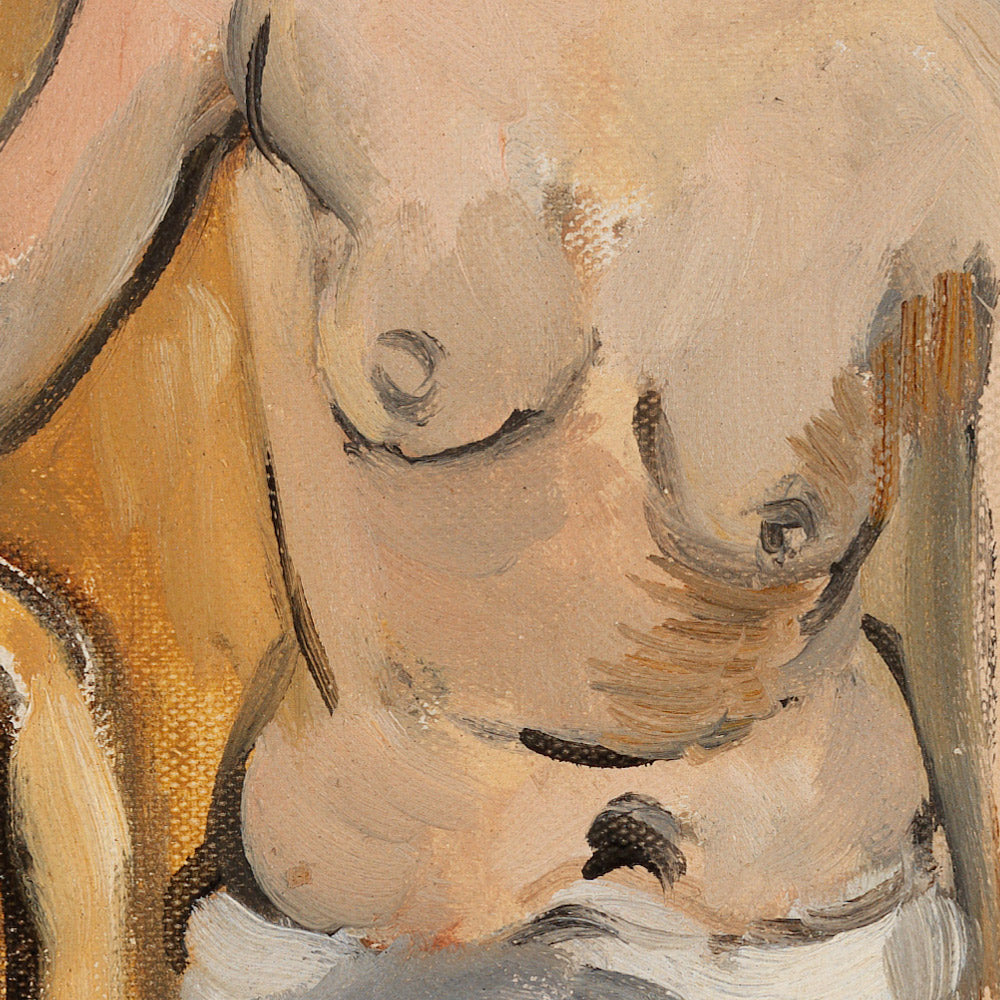 Nu assis dans une chambre bronzée (Desnudo sentado en una habitación bronceada) de Henri Matisse, 1918 