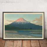 Fiume Fuji e Monte Fuji di Hasui Kawase, 1935 