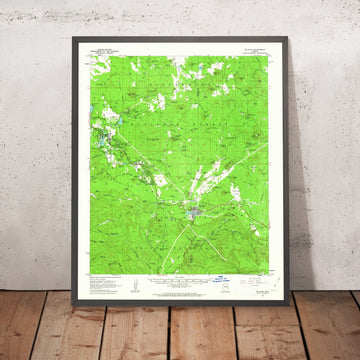 Old Map of Pinetop-Lakeside, Arizona by USGS, 1961 – Show Low, Sitgreaves National Forest & Rainbow Lake