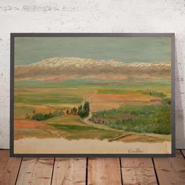 A framed image of 