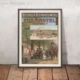 Amsterdam-Reiseposter: Beiersch Bierbrouwerij De Amstel, 1910 
