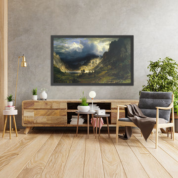 A framed image of 