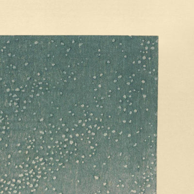 Tormenta de nieve en Mukojima de Hasui Kawase, 1935 