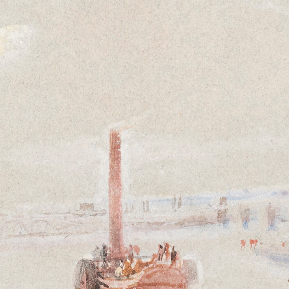 La Confluencia del Sena y el Marne en Charenton, Francia por Turner, 1835 
