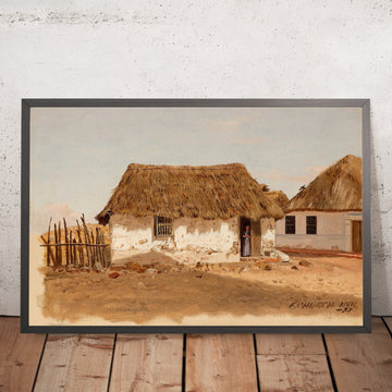 A framed image of 