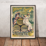 J. François Vintage Cognac Poster, 1903