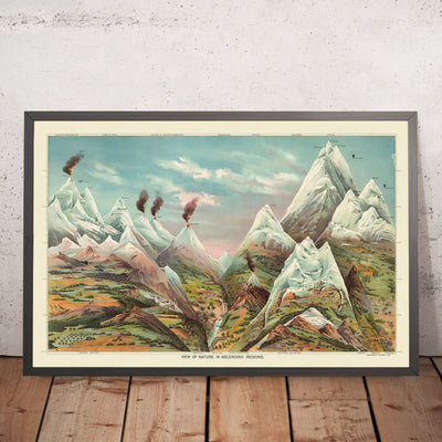 Vista de la naturaleza en regiones ascendentes por Yaggy, 1893 