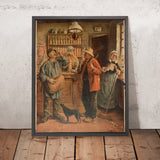 Vieux Système ‘t Wit Stoopke Vintage Advertising Poster by Ernest Godfrinon, 1907