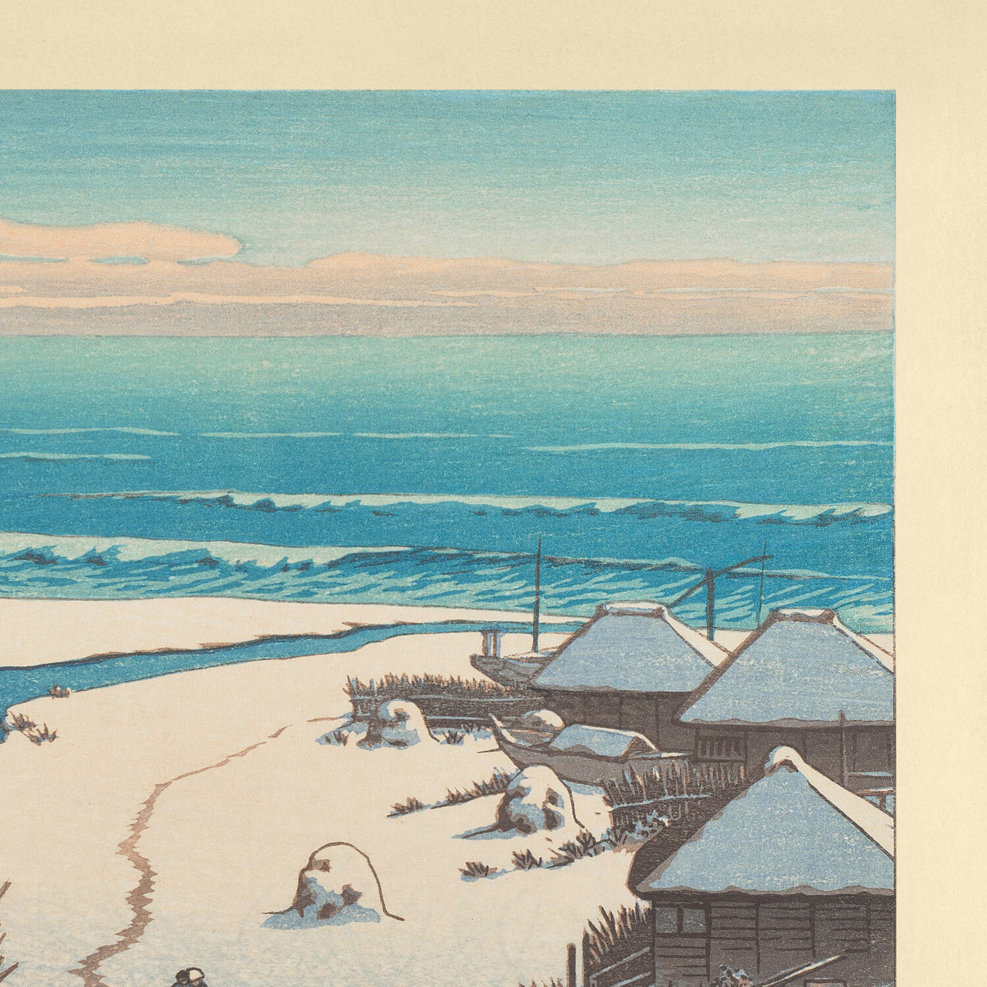 Onjuku, Préfecture de Chiba par Hasui Kawase, 1935 