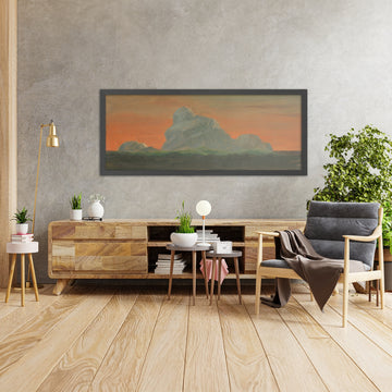 A framed image of 