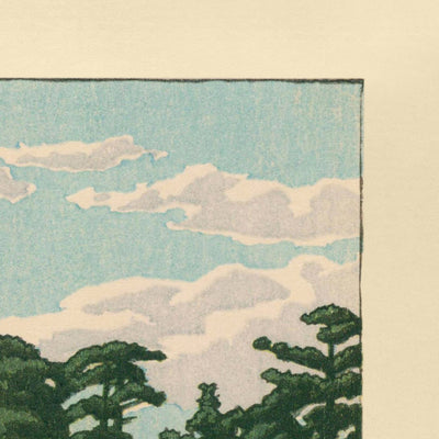Okayama Korakuen Garten von Hasui Kawase, 1935 