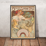 Biscuits Lefèvre-Utile by Alphonse Mucha, 1896