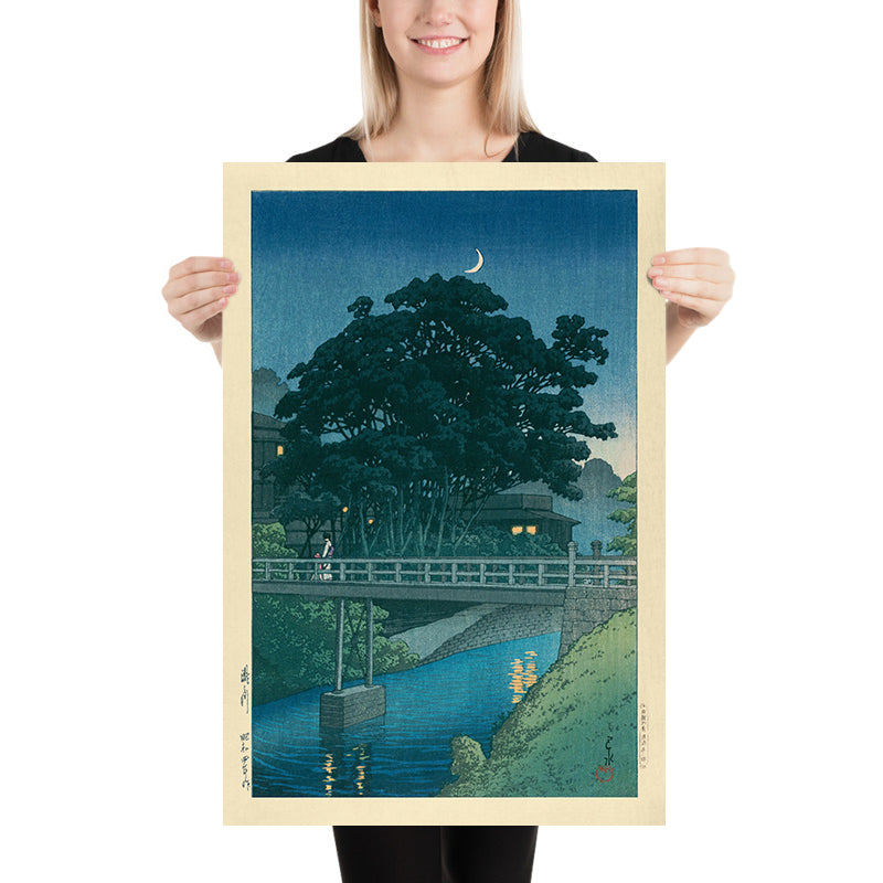 Puente Takinogawa de Hasui Kawase, 1935 