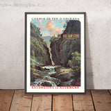 Póster de viaje de Vic‑sur‑Cère: Chemins de fer d’Orléans de Louis Tauzin, 1910 