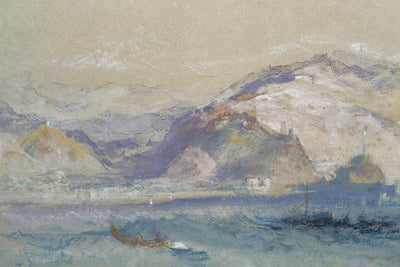 Genua vom Meer von Turner 1828 