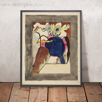 A framed image of 