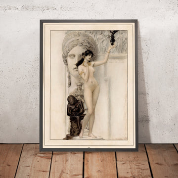 A framed image of 