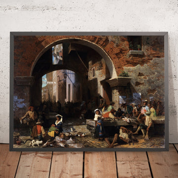 A framed image of 