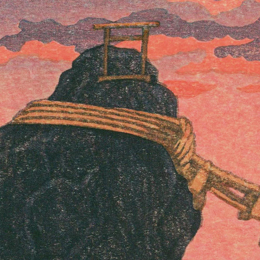 Futamigaura Meer und Felsen von Hasui Kawase, 1935 