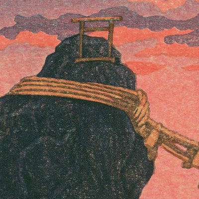 Futamigaura Meer und Felsen von Hasui Kawase, 1935 
