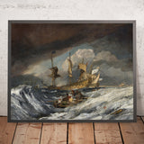 Boats Carrying out Anchors to the Dutch Men-of-War by Turner, 1804