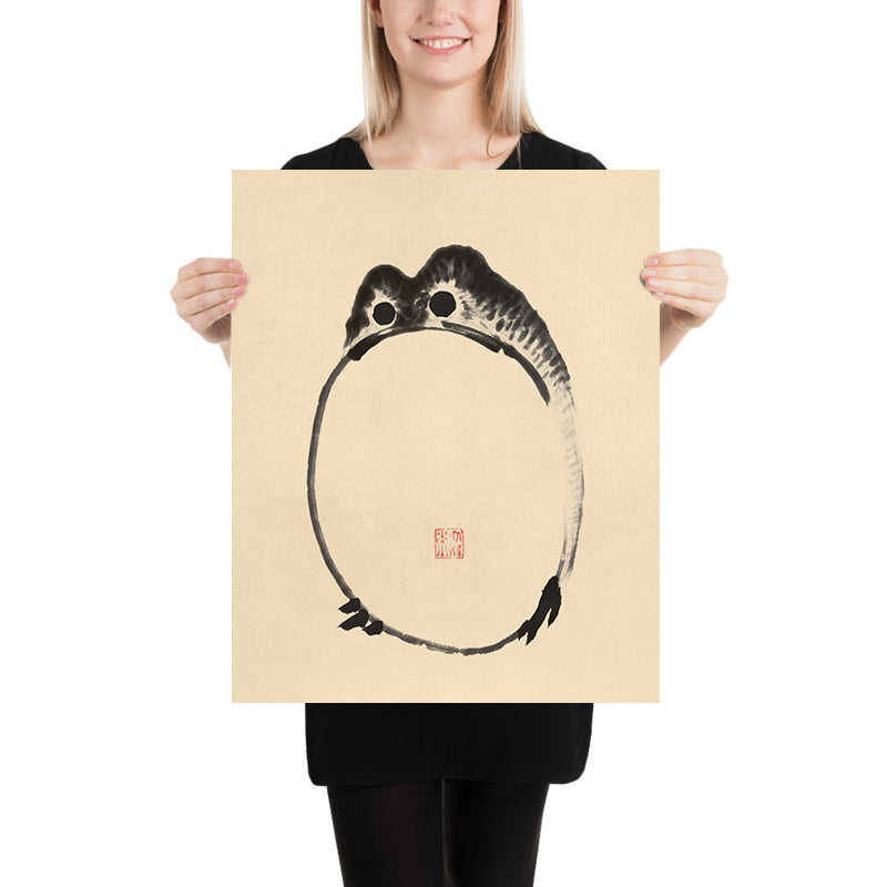 Enttäuschter Frosch von Ike no Taiga, 1775 