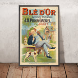 Blé d’Or Vintage Genever Poster, 1903