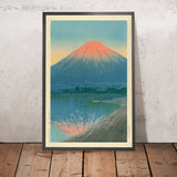 Alba sul Monte Fuji al Lago Yamanaka di Hasui Kawase, 1935 