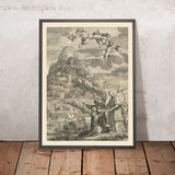 Monte Athos Alessandro Magno di Francois Spierre, 1666 