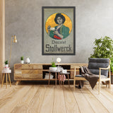 Stollwerck Vintage Chocolate Poster by Hans Unger, 1898