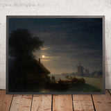 Ukrainian Landscape at Night by Ivan Konstantinovich Aivazovsky, 1870