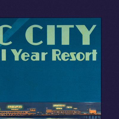 Atlantic City Travel Poster: America’s Great All Year Resort by Edward Mason Eggleston, 1910