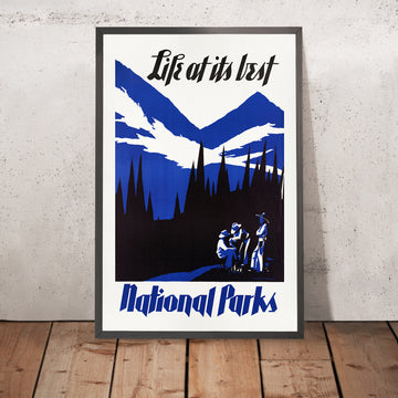 A framed image of 
