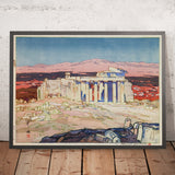 Ancient Ruins of Athens (Acropolis) by Yoshida Hiroshi, 1925