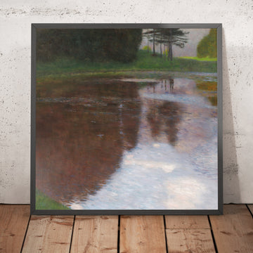 A framed image of 