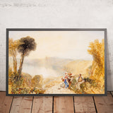 Lago Albano, Italia por Turner, 1794 