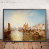 Der Hafen von Dieppe von Turner, 1826 
