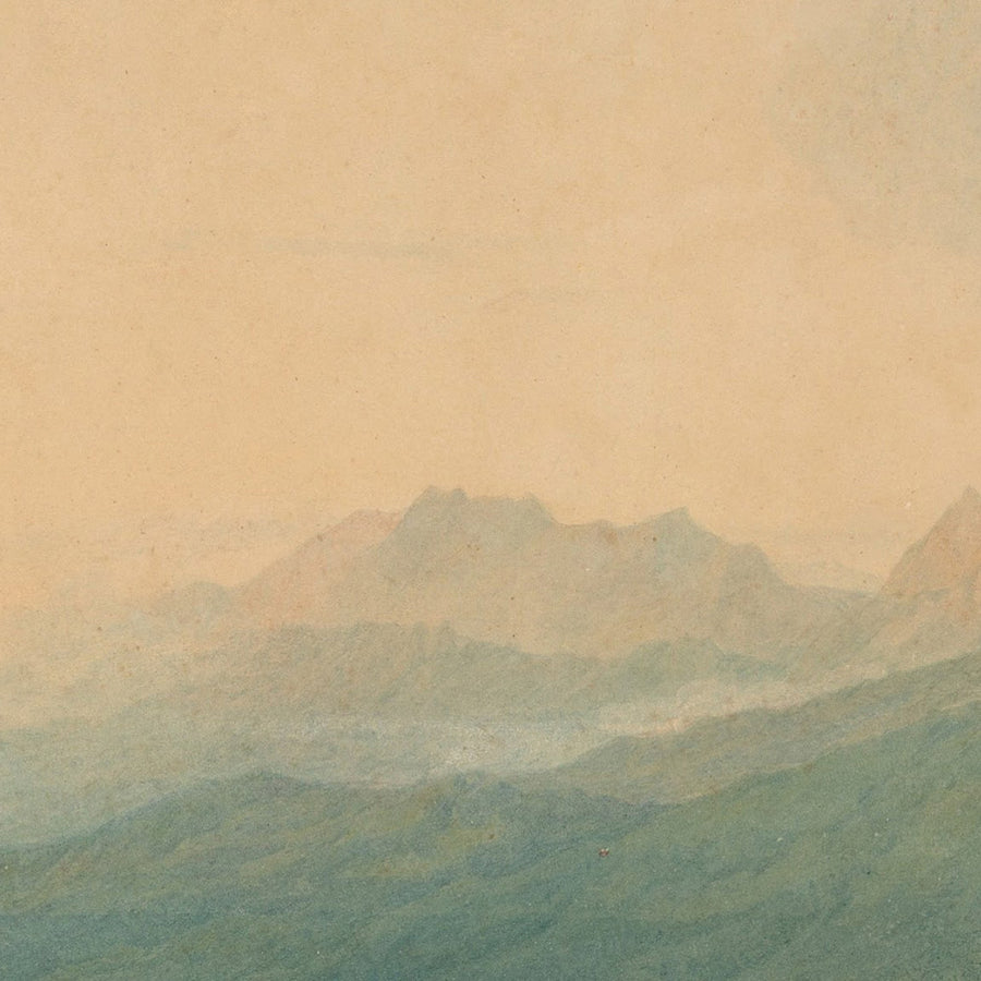 Lago di Ginevra e Monte Bianco di Turner, 1802 