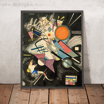 A framed image of 