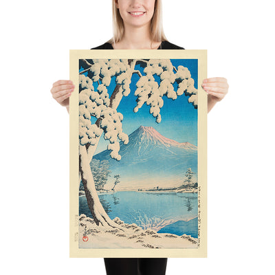 Le Mont Fuji après la neige à Tagonoura par Hasui Kawase, 1935 